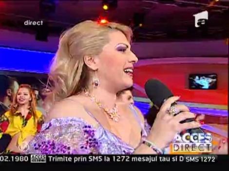 Nicoleta Guta a cantat la Acces Direct