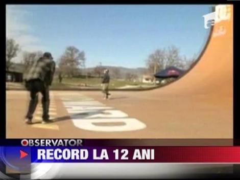 Acrobatie de Cartea Recordurilor la doar 12 ani