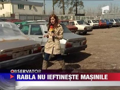 Programul Rabla nu ieftineste masinile