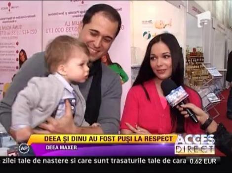 Deea si Dinu Maxer, pusi la respect de fiul lor