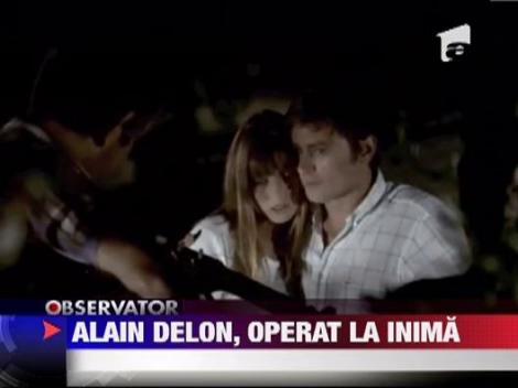Alain Delon, operat la inima