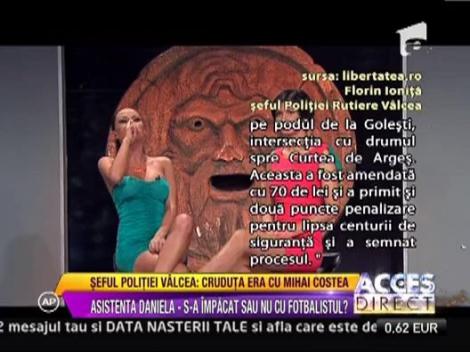 Seful Politiei Rutiere Valcea: "Daniela Crudu era in masina cu Mihai Costea"