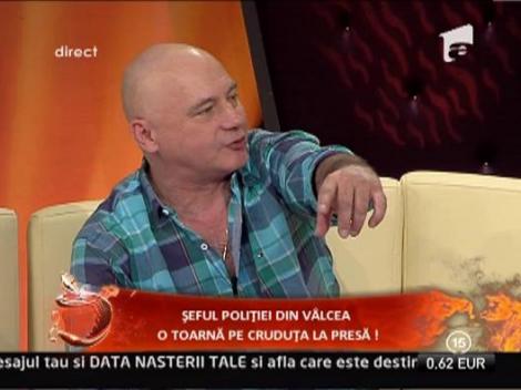 Seful Politiei din Valcea o toarna pe Crudutza