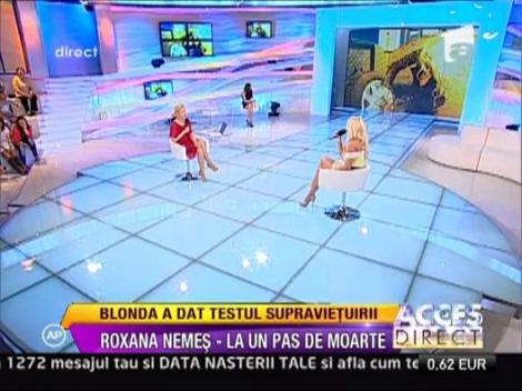 Roxana Nemes, la un pas sa fie strivita de un TIR