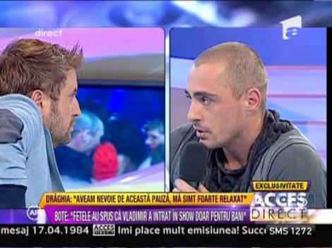 Vladimir Draghia: "Nu am reusit sa ma atasez de nicio fata din show"