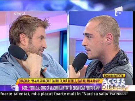 Vladimir Draghia: "Nu sunt omul care sa isi gaseasca iubita la televizor"