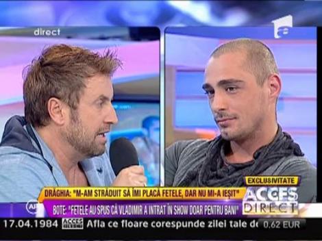 Catalin Botezau: "Vladimir nu a fost omul potrivit pentru show-ul Burlacul"