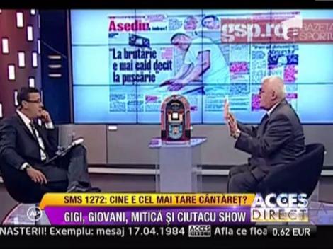 Gigi, Dragomir, Sandu si Giovanni, protagonistii unui montaj muzical savuros