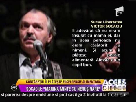 Victor Socaciu: "Marina Almasan minte cu nerusinare! Stia de Alessia"