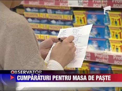 A inceput goana pentru cumparaturile de Paste