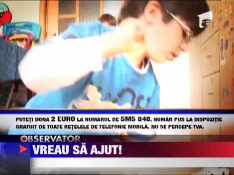 La sapte ani si jumatate Adrian a suferit un accident cerebral