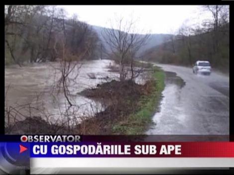 Zeci de localitati din Caras-Severin sunt amenintate de inundatii