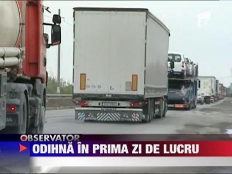 Concediu in prima zi de lucru la reabilitarea Centura Capitalei