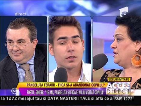 Panseluta Feraru si-a revazut nepotul abandonat la Acces Direct