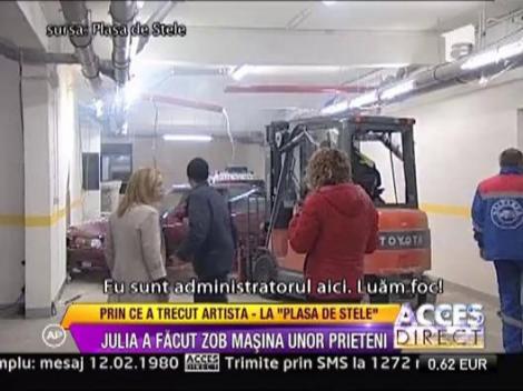 Julia Jianu a trecut prin momente de tensiune maxima