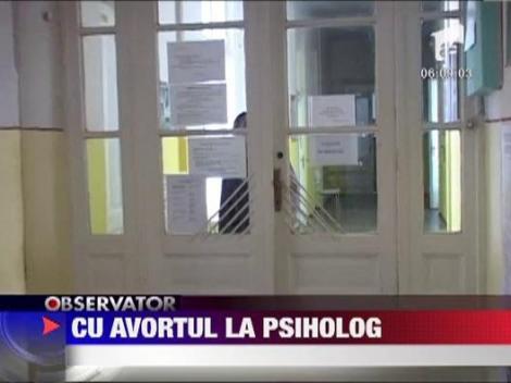 Soarta avortului s-ar putea decide la psiholog