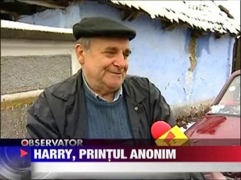 Printul Harry, anonim in Romania