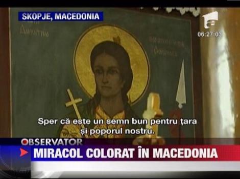 O biserica ortodoxa din Macedonia este asaltata de credinciosi
