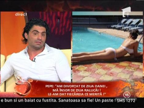 Pepe: "Declaratiile Oanei o afecteaza pe Raluca, mai ales ca e insarcinata"