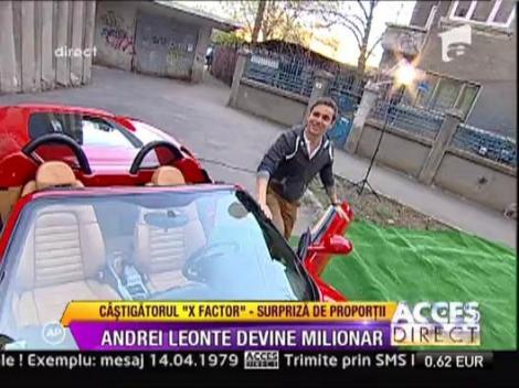 Vezi aici ce vrea sa-si ia Andrei Leonte cu banii castigati la X Factor