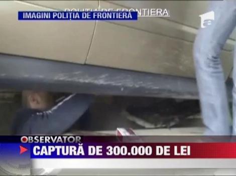 Captura de tigari in valoare 300.000 de lei