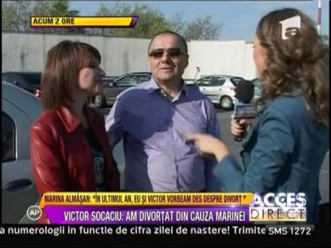 Marina Almasan: "Victor Socaciu simte nevoia sa-si denigreze fosta sotie"