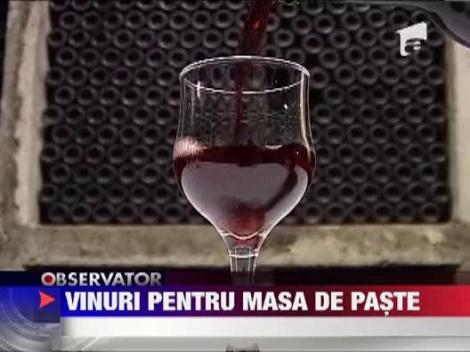 Vinuri pentru masa de Paste