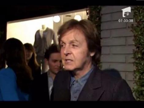 Paul McCartney, lansare cu celebritati