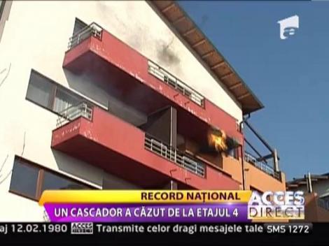 Record national pentru cascadorul din farsa