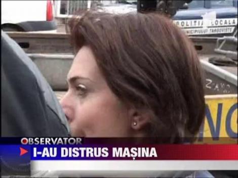 Masina distrusa de o firma de ridicari auto