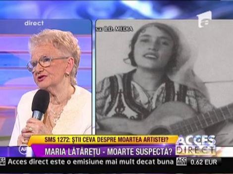 Maria Lataretu avea probleme cu tensiunea