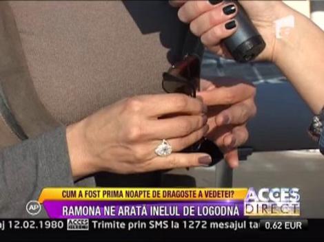 Ramona Badescu a primit un inel de logodna