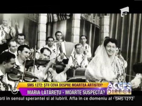 Ultimele clipe din viata Mariei Lataretu