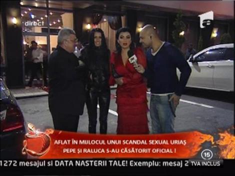 Silviu Prigoana si Adriana se distreaza la nunta lui Pepe