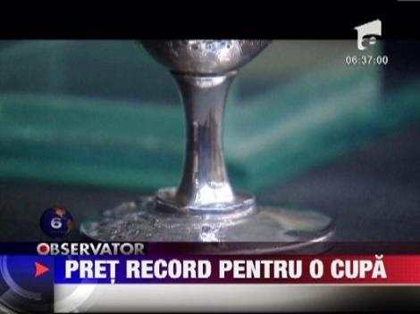 Cupa din prima editie a Jocurilor Olimpice, vanduta cu 5 sute de mii de lire sterline