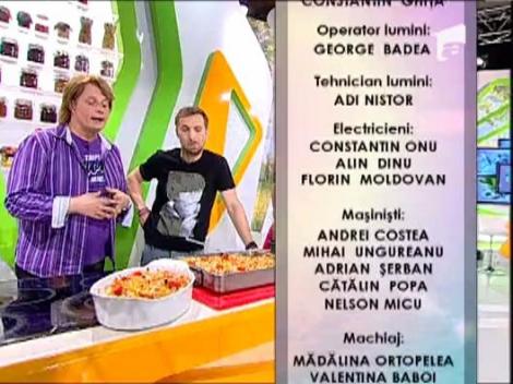 Paste rasfatate cu legume