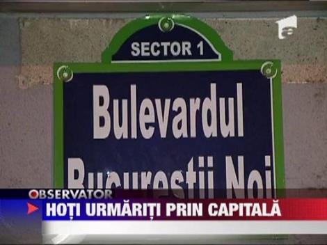 Hoti de carduri prinsi in Bucuresti