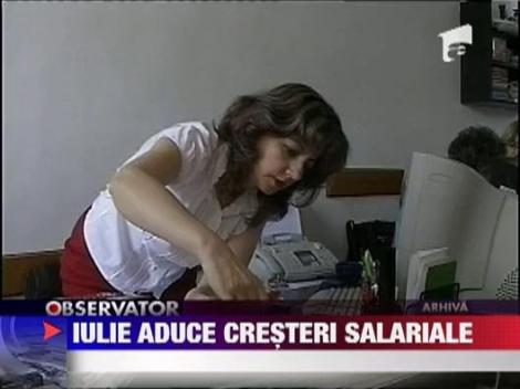 Salariile bugetarilor vor creste de la 1 Iulie