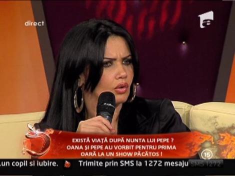 Oana: "Pepe va fi intotdeauna in sufletul meu"