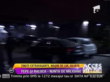 Tinute extravagante si masini de lux la nunta lui Pepe