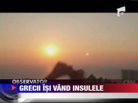 Insulele grecesti au fost puse in vanzare
