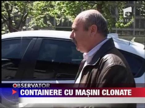 Containere cu masini clonate in Portul Constanta