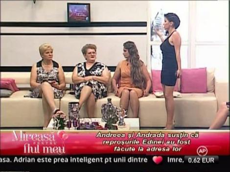 Andreea este indignata de afirmatiile mamei Edinei
