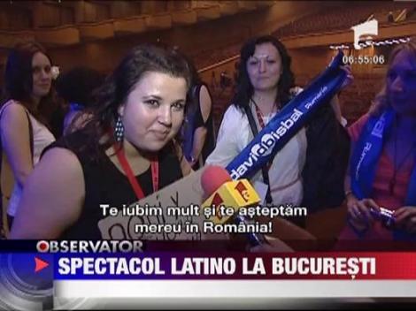 David Bisbal, show incendiar la Bucuresti