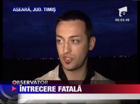 Masina spulberata de tren, in Timis