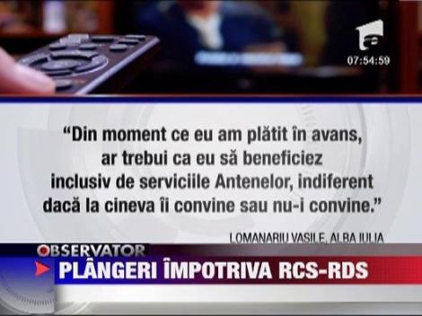 Plangeri impotriva RCS&RDS
