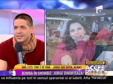 Jorge divorteaza de Alina