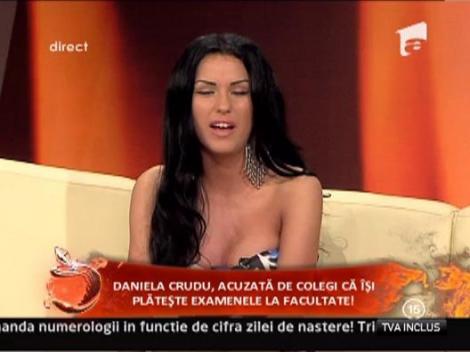 Daniela Crudu, acuzata de colegi ca isi plateste examenele la facultate!