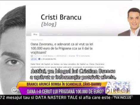 Silviu Prigoana neaga afirmatiile lui Brancu