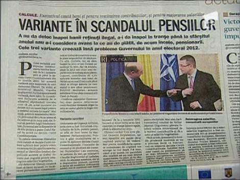 Taxarea pensiilor, greseala cu premeditare